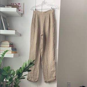 Linen trousers